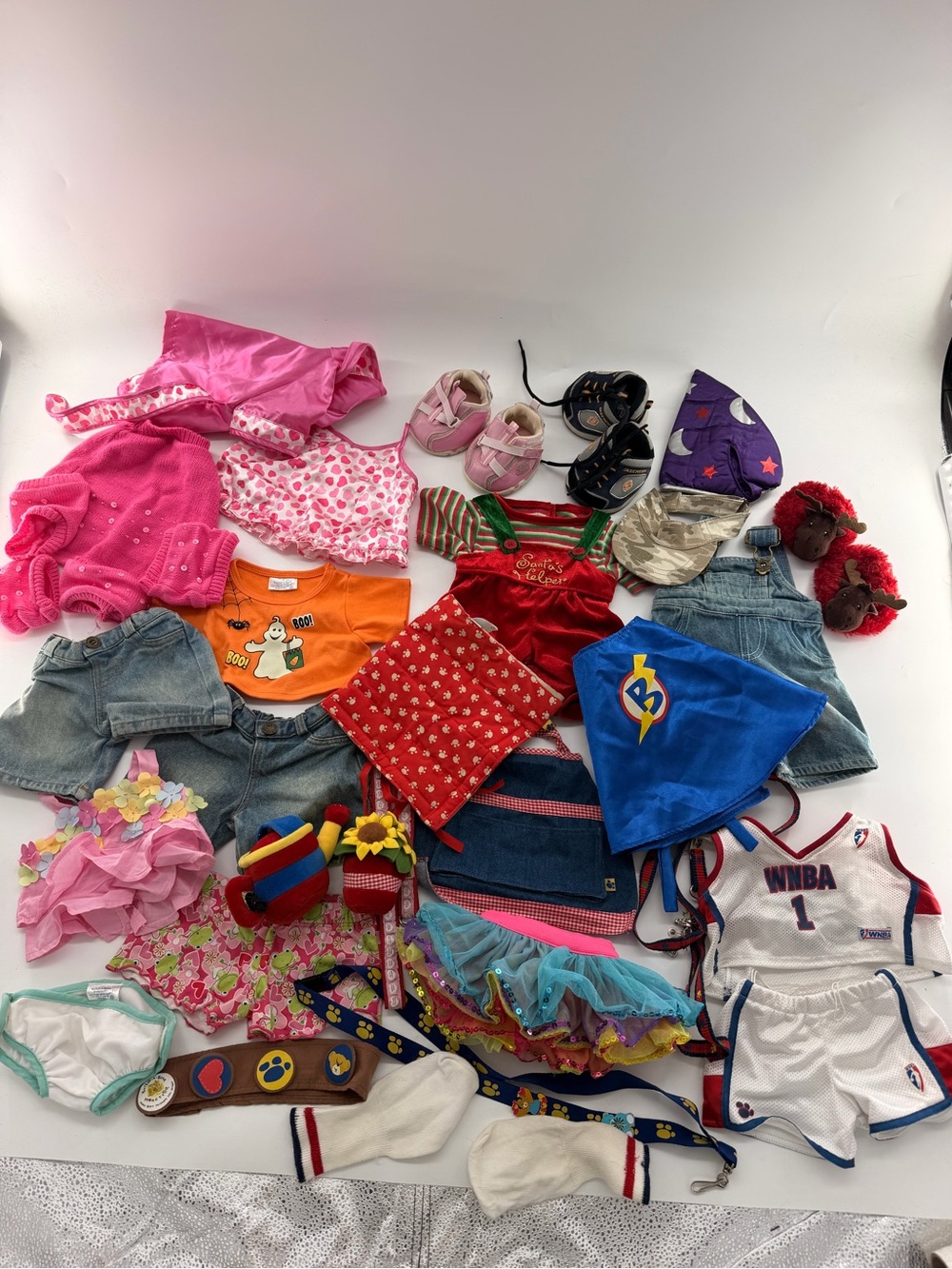 Build A Bear Workshop Vintage Y2K Clothing & Accessories Bundle 30pc Shoe Outfit